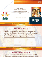 Ser y Hacer Area V Diocesana Asistencia Sacerdotal y Promoción de La Fe Dentro Del MFC