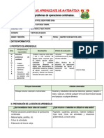 Sesiones de Mat. Operaciones Combinadas