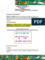 Desarrollo Temas Matemáticas Grado Noveno 9°