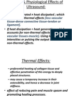 Physical & Physiological Effects of Ultrasound 3RD LECT