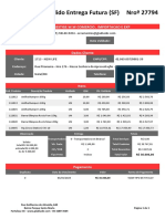 Pedido Entrega Futura (SF) Nroº 27794: Empresa: Prestige W.W Comercio, Importacao E Exp