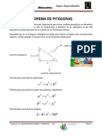 Razones Trigonometricas y Teorema de Pitagoras