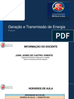 Geração e Transmissão de Energia - 2 Parte