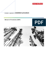 Feeder System Installation Procedure - MOP