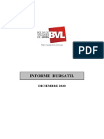 Informe Bursatil: Diciembre 2020