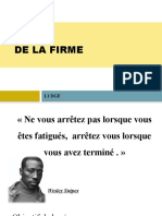 Coûts de La Firme