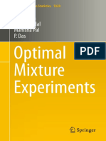 Sinha, B. (2014) - Optimal Mixture Experiments