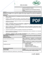 Perfil de Cargo: Identificación Nombre Del Cargo Asesor de Procesos Y Riesgos