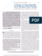 Analysis and Design of A Reconfigurable Rectifier Circuit For Wireless Power Transfer