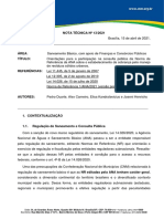 NT - n.13.2021 - Consulta Publica Da ANA e A Cobranca Pelo Manejo de SRU