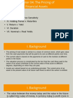 Chapter 04 Pricing of Financial Assets