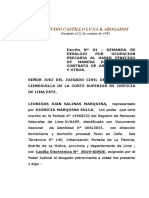 01 Escrito 01 Demanda de Desalojo Por Vencimiento de Contrato