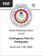 School Contigency Plan For Earthquake Asinan Elementary School 101372