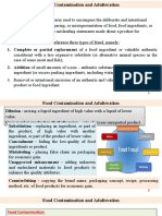 Food Contamination and Adulteration