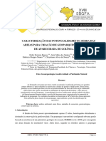 CARACTERIZAÇÃO DAS POTENCIALIDADES DA SERRA DAS - Areias