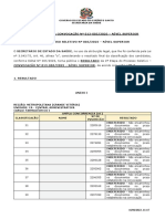 Resultado Da Convocação #013-005-2023 - Superior