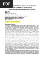 Secuencia Didáctica Manos en Accion, Nos Transformamos en Cientificos-As Corregida