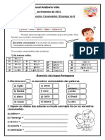 Atividade - Encontro Consonantal