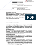 " " Expediente Sancionador #138-2021-SUNAFIL/IRE-HVCA: Año Del Fortalecimiento de La Soberanía Nacional