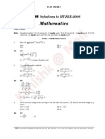 IIT JEE 2006 Maths