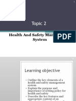 2) L-2 Health and Safety Management System (HSEMS)