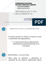 Administracion y Sus Caracteristicas