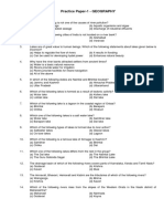 Practice Test-SST (Geography) - Drainage - Class - IX - ANM - 20.04.2021