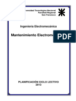 Mantenimento Electromecanico - X - 2011