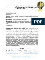 Tutela Oic Contra Presidencia y Otros - Consulta Previa PND