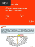 T - 5to Uni - Razones Trigonométricas Del Ángulo Agudo Ii