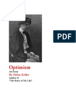 Optimism by Helen Keller