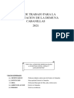 Plan de Trabajo para La Acreditación de La Demuna Cabanillas