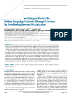 2023 Optimal Location and Sizing of Electric Bus Battery Swapping Station in Microgrid Systems by Considering Revenue Maximization