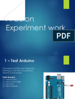 Arduion Experiment Work