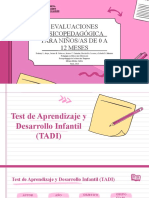 Araya, D., Codoceo, J., Contador. J., Lecaros, R. y Montero, L. Evaluaciones Psicopedagógica para Niñosas de 0 A 12 Meses