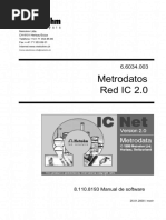 Metrodatos Red IC 2.0: 8.110.8193 Manual de Software