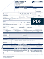 Formulario de Vinculacion A Corpidroguista Servicios de Ahorro y Credito