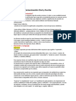 Comunicación Oral y Escrita