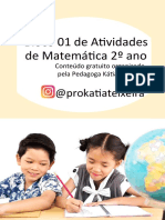 Bloco 01 de Matematica 2 Ano