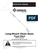 New Long Reach Chainsaws