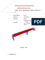 Memoria de Calculo y Diseño Estructural 1