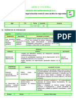 5° Sesión de Aprendizaje Sesión 3-Sem.3-Exp.3-Arte y Cultura