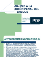 Protección Penal Del Cheque