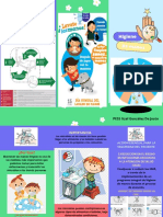 Flyer Sobre Amor Propio Ilustrado Moderno Verde Morado Azul Rojo y Amarillo