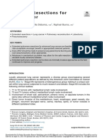 Extendedresectionsfor Lungcancer: John Kuckelman,, Mia Debarros,, Raphael Bueno