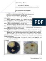 Microbiology Practice Report Week 7