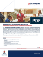 Management Development Programme