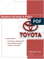 Business Policy and Strategy