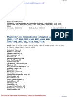 Caterpillar Diagnostic Code