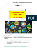 CH 7 Environment Sustainable Development